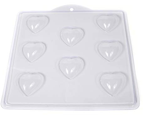 World Of Moulds | 8 Cavity Micro Heart Soap/Bath Bomb Mould Mold M142