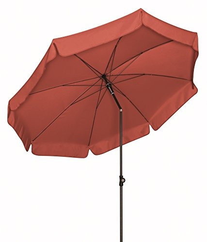 Doppler Absolut wetterfester Gartenschirm Sun Line III 150 UV-Schutz 50 Plus, Farbe terracotta