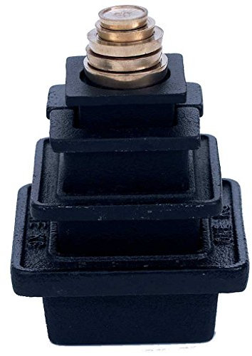 ICD Robert Welch Designer Square Cast Iron Kitchen Weights (Metric), Brass