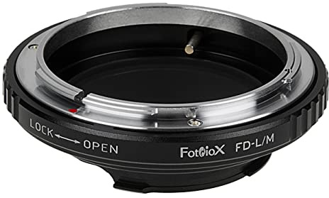 Fotodiox Lens Mount Adapter Compatible with Canon FD and FL Lenses on Leica M-Mount Cameras