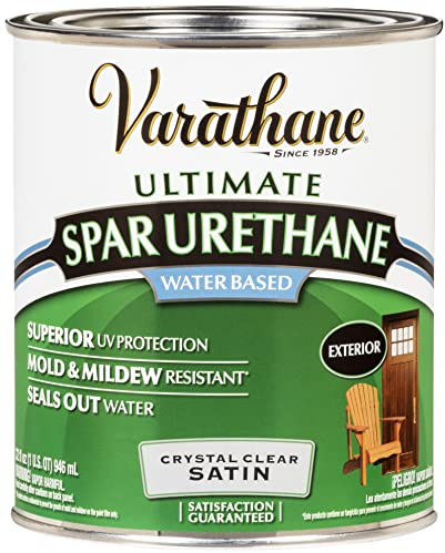 Rust-Oleum Varathane Dispersionsfarbe für Beton Klassische klare Wasser Basierend Outdoor Spar Urethan, 250241H