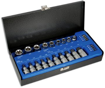 Laser 2982 Star Socket & Bit Set 3/8D, 1/2D 27pc