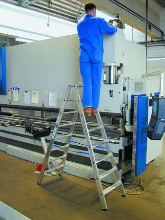 For Demand LDD777 Stehleiter mit 2 x 10 Leiter, 2.35 m Höhe Leiter Trittstufe, 3.9 M Höhe