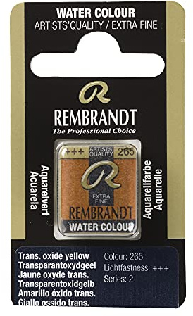 Rembrandt Watercolour Pan Transparent oxide yellow 265 (05862651)