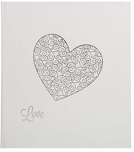 Exacompta 16754E Harmony, 1 Album Libro Fotografico 29x32cm Per 300 Foto, 60 Pagine Bianche Con Divisori In Pergamena, Copertina In Similpelle Leggermente Glitterato, Argento