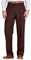 Chums Men's Stretch Waist Formal Smart Work Trousers Elasticated Waist Brown