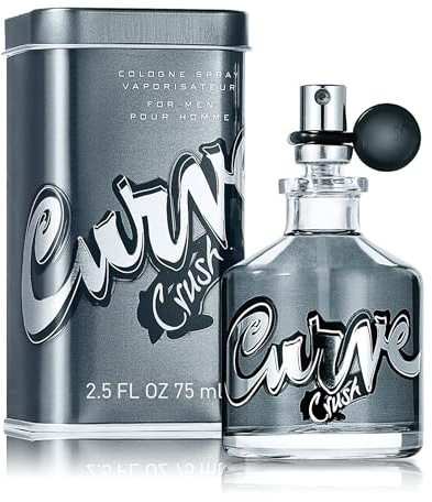 Curve Men's Cologne Fragrance Spray, Casual Day or Night Scent, Curve Crush, 2.5 Fl Oz