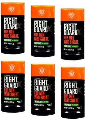Right Guard Anti-perspirant & Deodorant Invisible Solid, Fresh Blast, 2.6 Oz (Pack of 6) by Right Guard