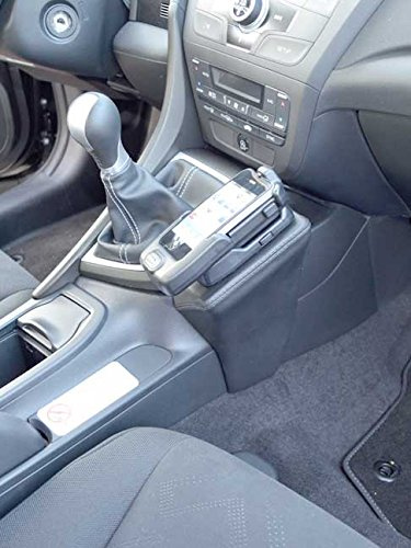 KUDA 046315 Halterung Kunstleder schwarz für Honda Civic (9. Generation) ab 02/2012