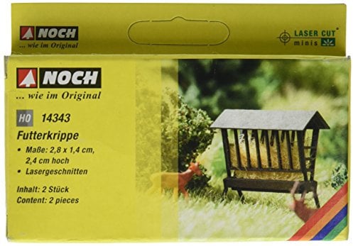 14343 Futterkrippe, 2 St., 2,8x1,4 cm, 2,4 cm hoch