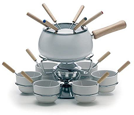 Excèlsa Fondue Set, 22-teilig, Weiß