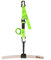eaglefit - Premium Klimmzugstange aus Holz für Outdoor & Zuhause (wetterfest, 60 cm) Klimmzug Stange ergonomisch gebogen für Decke, Balken, Garten, Baum - Pull-Up Bar verstellbar zum Einhängen (grün)