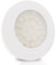 trendlights24 Lucca LED Möbel Einbaustrahler Weiß rund 2W 12V DC Neutralweiß, 200lm flach 10mm, 2m Zuleitung + Mini AMP-Stecker, ohne Trafo