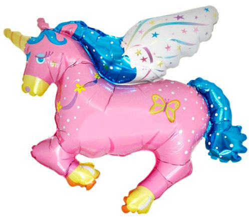 Folienballon Pegasus pink Folienballons by Grabbo