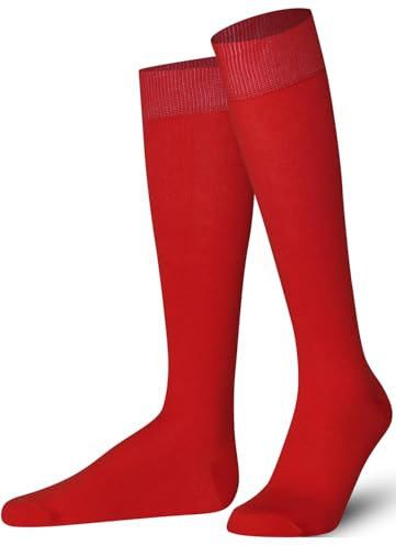 Mysocks Calzini alti al ginocchio Rosso