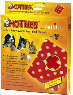 ABNOBA PET STORE Petlife Hottie - Microwave Heat Pad & Fleece Cover. Hours of Warmth Puppy Kitten Whelping Kit