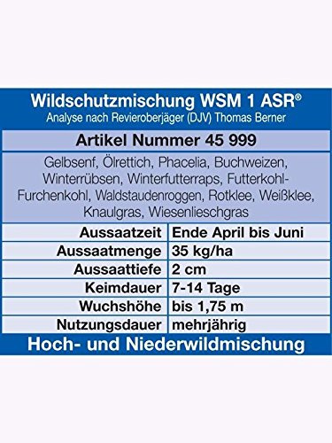Kiepenkerl WSM 1 Wildschutzmischung 10kg, mehrjährig nutzbar