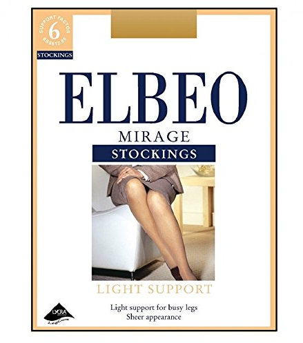 ELBEO Damen Mirage Mirage Faktor 6 Damenstrümpfe M barely black