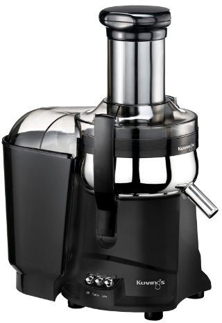 Kuvings Centrifugal Juicer, Black, 12.9 x 8.2 x 16 inches