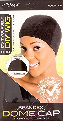 Magic Collection DIY006 Do It Yourself Spandex Dome Cap in Stretchable Fabric With Tight Band