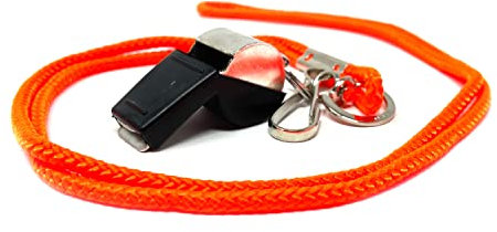Franklin Sports All-Sport Metal Whistle with Lip Guard
