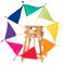 Kraul – Windmühle Kit mit Regenbogen Segel