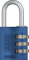 ABUS Zahlenschloss 145/30 Blau - Kofferschloss, Spindschloss u. v. m. - Aluminium-Vorhängeschloss - individuell einstellbarer Zahlencode - ABUS-Sicherheitslevel 3