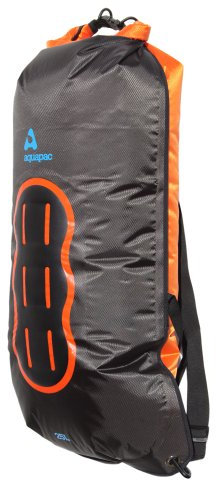 AQUAPAC wasserdichter Wet & Dry-Beutel Noatak, schwarz-orange, 25 liters, 778