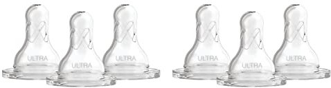 Dr. Brown's 6 Piece Standard Nipple, Ultra/Preemie