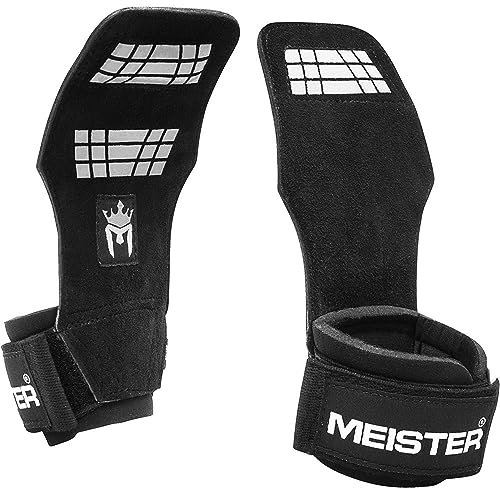 Meister Prises de Levage en Cuir Élite avec Rembourrage en Gel (Paire) - X-Petit