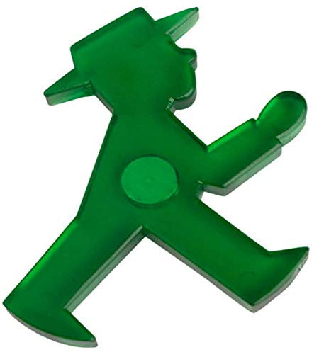 AMPELMANN Häftling Magnet Geher grün 5 cm