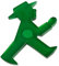 AMPELMANN Häftling Magnet Geher grün 5 cm
