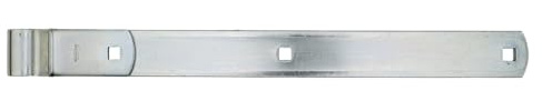National Hardware N168-336 Gate Hinge Strap, 16-Inches, Coated with WeatherGuard Protection, Zinc-Plated
