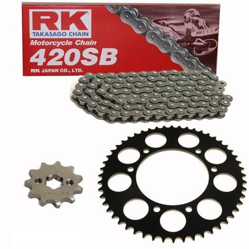 Kettensatz geeignet für Malaguti XTM 50 03-10 Kette RK 420 SB 126 offen 11/48