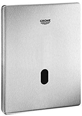 GROHE Tectron Skate - Infrarot- Elektronik für Urinal (Infrarot- Sensor für bidirektionale Kommunikation, 7 voreingestellte Programme, Reinigungsmodus), supersteel gebürstet, 37321SD1