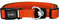 DDOXX Airmesh Hundehalsband - Stabiles und Verstellbares Welpenhalsband für alle Größen - XS (Orange)