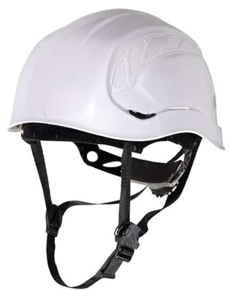 Deltaplus GRAPEBCFL Bauhelm - Bergsteigerhelm-Stil, Weiß, Größe Einstellbar