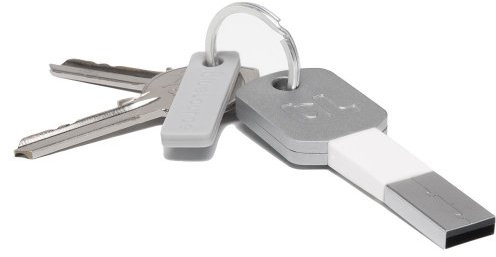 Bluelounge Kii - Lightening, Caricabatterie USB per iPhone 5/5C/5S, Bianco