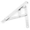 sourcingmap Charnière Fenêtre PVC Volet Acier inoxydable 250 mm Longueur Side pour Fenêtre à battant