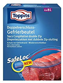 TOPPITS Doppelverschluss Beutel 6 x 8L (33 x 38cm)