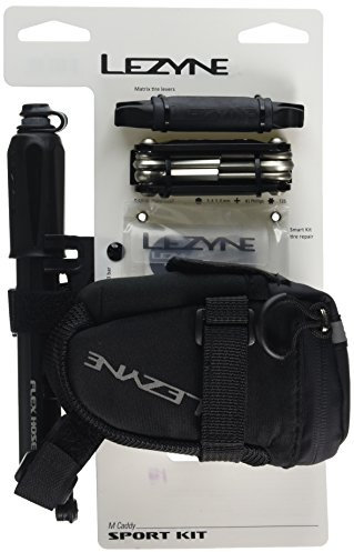 Lezyne Sattel Trainer Laufradtasche Satteltasche Caddy, Schwarz, 45.5 x 34.0 x 26.5 cm, 0.5 Liter, 1-SB-CADLD-V2M04