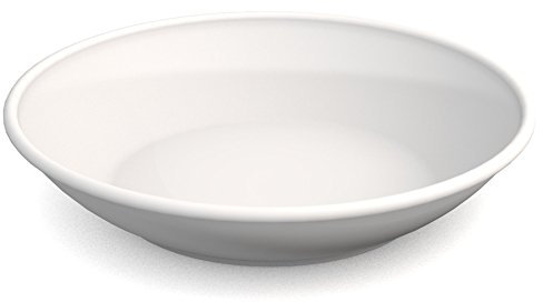 Ornamin Teller tief Ø 18 cm weiß Melamin (Modell 419) / Kunststoff-Essteller, Suppenteller