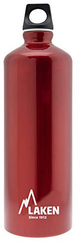 Lakin Bouteille en aluminium – Variété de couleurs, styles et tailles, 73-R, Rouge , 1L