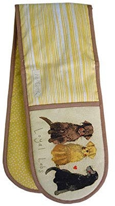Alex Clark Loyal Labs Double Oven Gloves - Dogs - 100% Cotton -Baking - Cooking - Kitchen Accessory