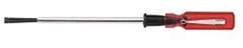 Klein Tools K28 3/16-Inch Slotted Screw Holding Flat Head Screwdriver with 8-Inch Round Shank and Comfordome Handle