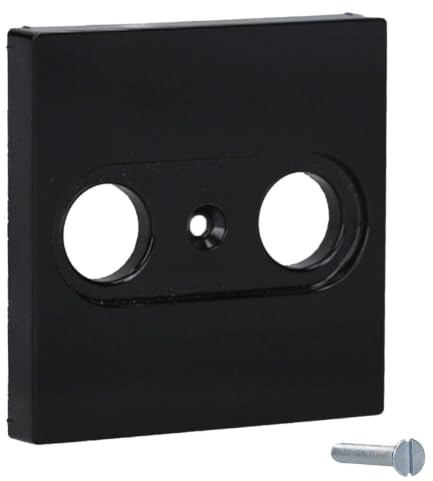 Jung A561PLTVSW Abdeckung f. Antennen-Steckdose (Duroplast) Schwarz Serie A