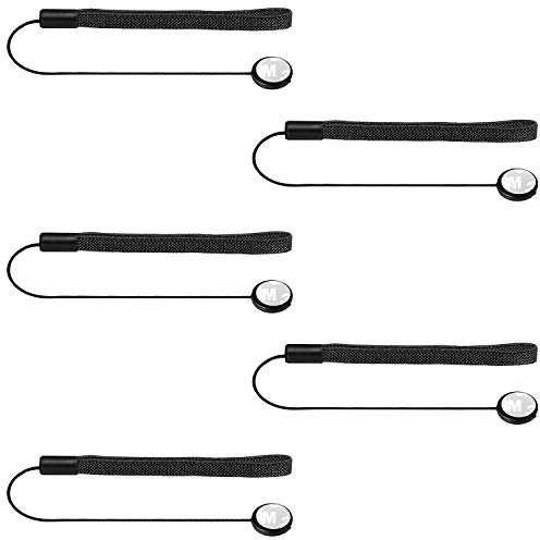 Altura Photo 5 Pcs Lens Cap Leash - Keeper Tether Holder for Canon Sony Nikon Sigma Tamron DSLR & Mirrorless Camera Lenses