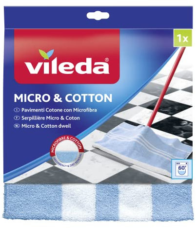 VILEDA Producto de Limpieza para el Suelo, Multicolor, 50x50x0.3 cm