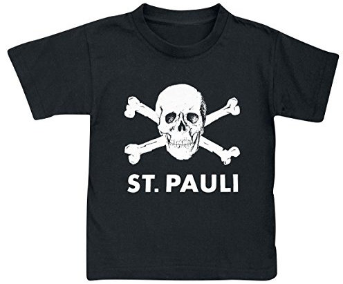 FC St. Pauli Totenkopf T-Shirt schwarz 164