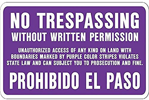 Hy-Ko Aluminum Signs, 14” x 9.5”, Durable Long-Lasting Contrasting Metal Signs for Outdoor Use for Businesses, Property, Clear & Easy to Read Informational Display